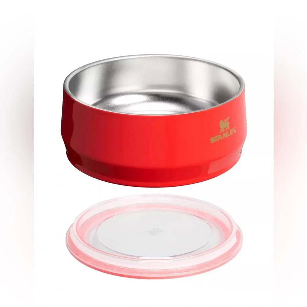 Target Exclusive Stanley 24Oz Stainless Steel Pet Bowl Holiday Design 2025 NWT